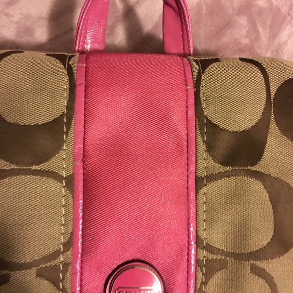 Coach Signature Cloth Backpack - Picture 2 of 4